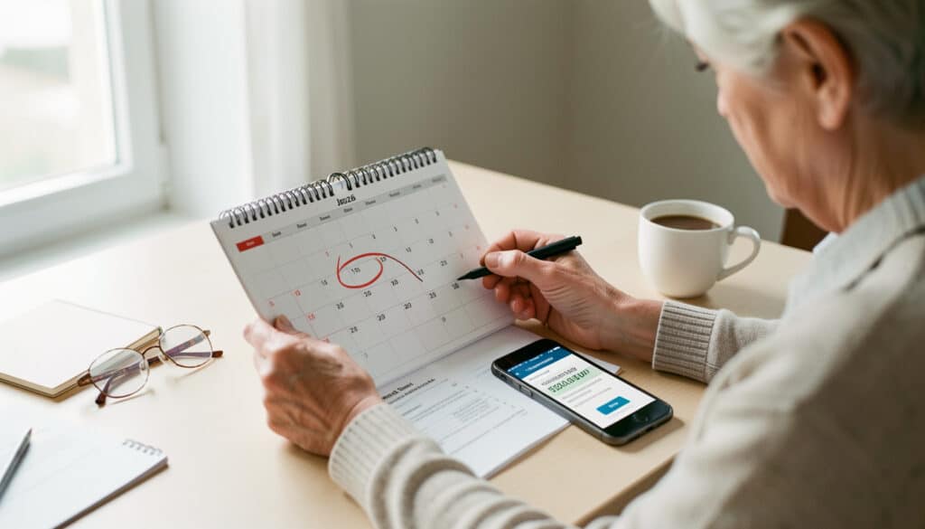 Dates de paiement de la retraite Carsat en 2026